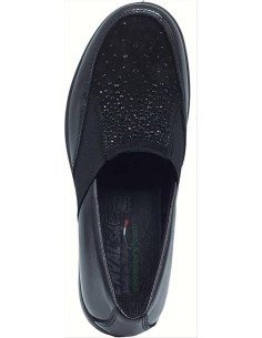 MOCASSINO NERO BRILLANTINI 2