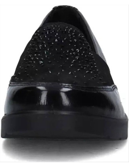 MOCASSINO NERO BRILLANTINI