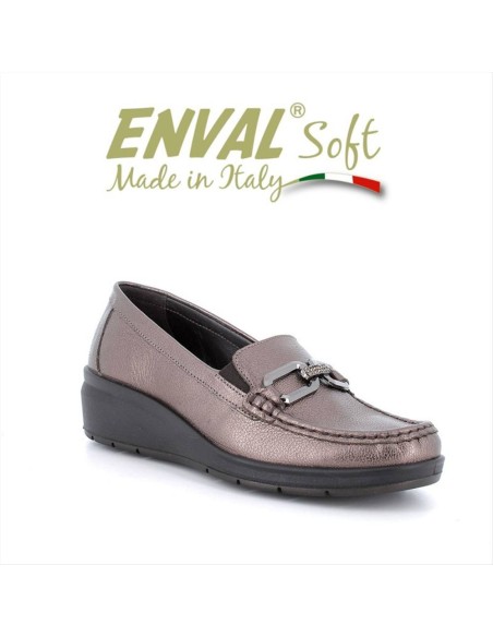 MOCASSINO DONNA BRONZO