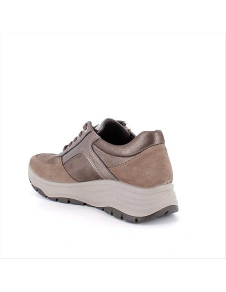 SNEAKERS ALTE ZIP FANGO-TAUPE 