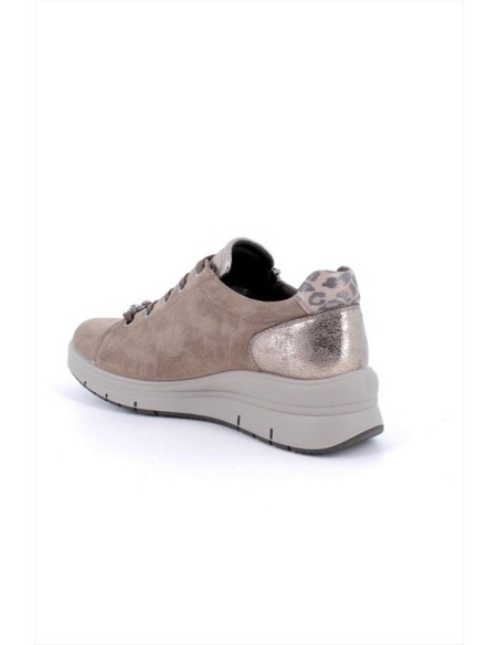 SNEAKERS GIOIELLO ZIP FANGO