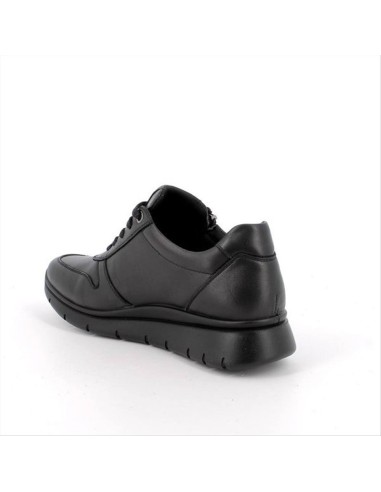 SNEAKERS DA DONNA NERE CON LACCI E ZIP