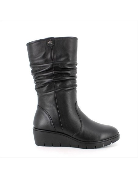 STIVALE DA DONNA NERO CON ZEPPA