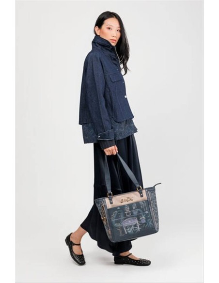 BORSA A SPALLA ANEKKE MADDEMOISELLE -Blu