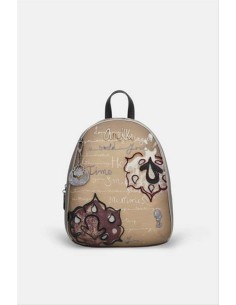 ZAINO ANEKKE REAL RICAMO -Tortora