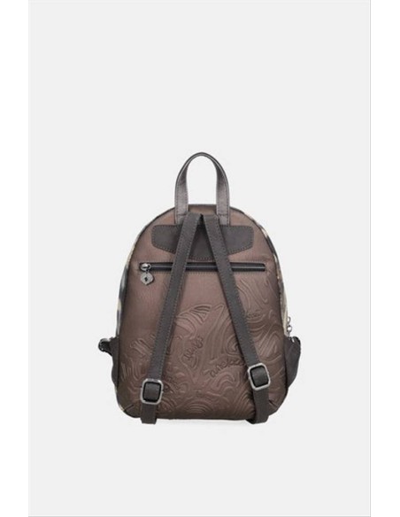 ZAINO ANEKKE REAL RICAMO -Tortora