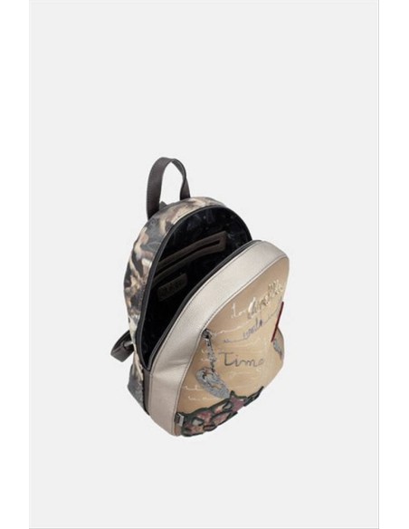 ZAINO ANEKKE REAL RICAMO -Tortora