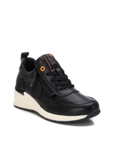 SNEAKERS DA DONNA NERE CON ZEPPA E ZIP LATERALE 2