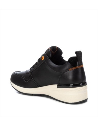 SNEAKERS DA DONNA NERE CON ZEPPA E ZIP LATERALE