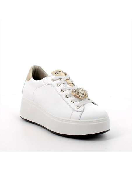 SNEACKERS PLATFORM BIANCA ACCESSORIO