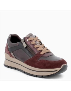 SNEAKERS SCAMOSCIATA BORDEAUX