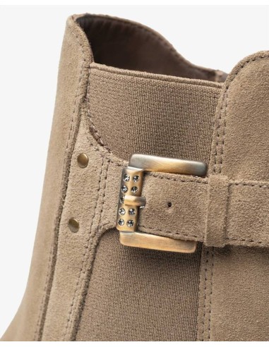 STIVALETTO  CAMOSCIO BEIGE