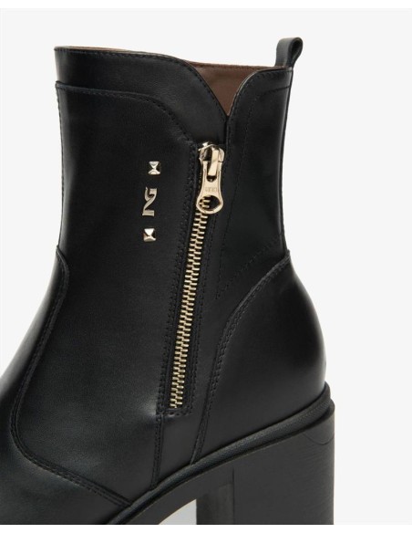 STIVALETTO TACCO PELLE -