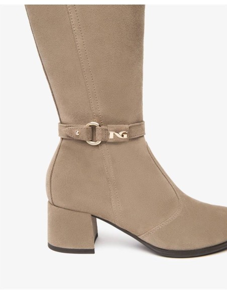 STIVALE TACCO CAMOSCIO