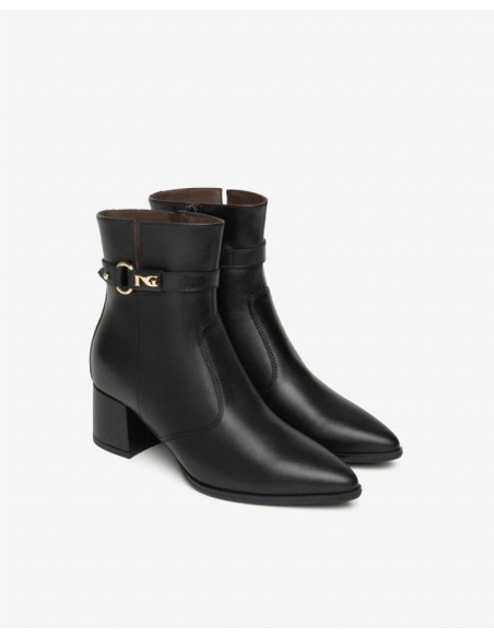 STIVALETTO  TACCHETTO FIBBIA