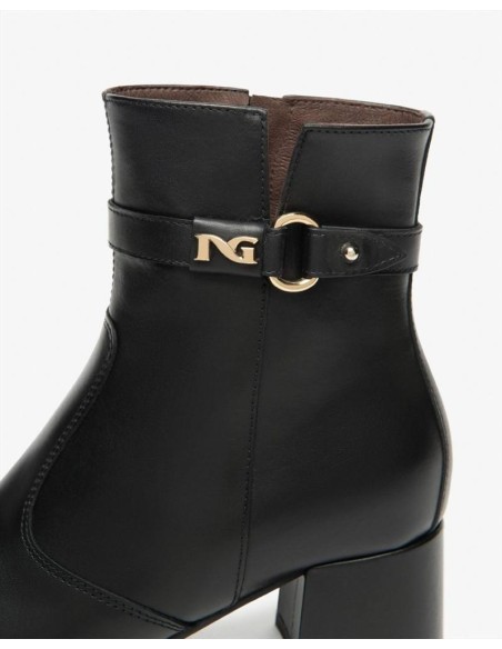 STIVALETTO  TACCHETTO FIBBIA