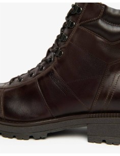 SCARPONCINO STRINGATO ZIP MARRONE 2