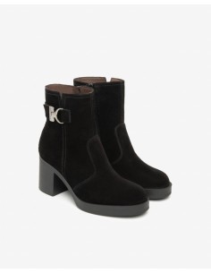 STIVALETTO TACCO  FIBBIA CAMOSCIO 2