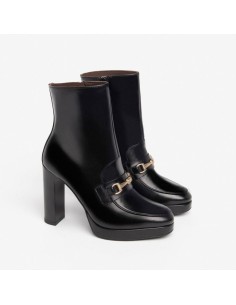 STIVALETTO TACCO ACCESSORIO  PELLE