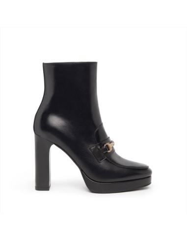 STIVALETTO TACCO ACCESSORIO  PELLE