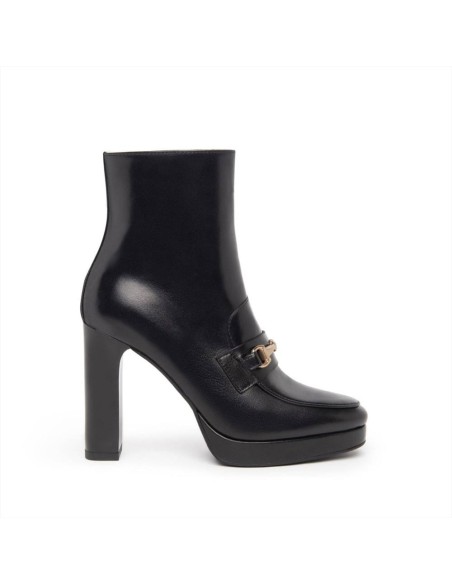 STIVALETTO TACCO ACCESSORIO  PELLE