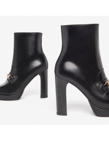 STIVALETTO TACCO ACCESSORIO  PELLE