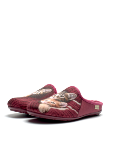 CIABATTA STAMPA CANE GATTO