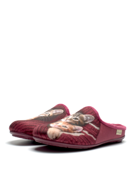 CIABATTA STAMPA CANE GATTO