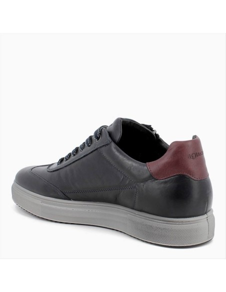 SNEAKERS LUCIDA  ZIP BLU