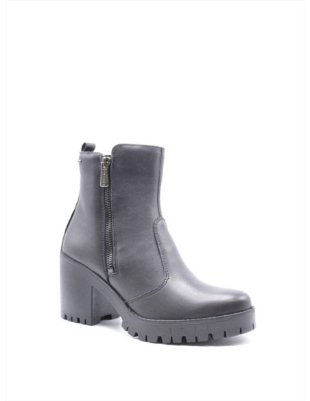 STIVALETTO ZIP TACCO PELLE