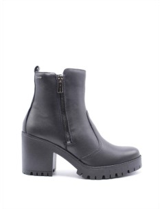 STIVALETTO ZIP TACCO PELLE 2