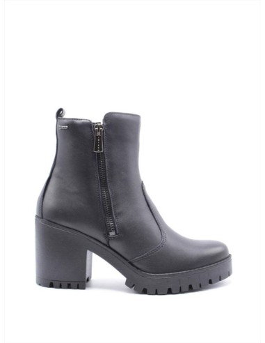 STIVALETTO ZIP TACCO PELLE