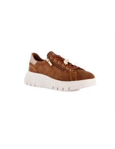 SNEAKERS ZIP CAMOSCIO