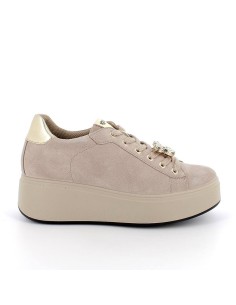SNEAKERS PLATFORM GIOIELLO BEIGE