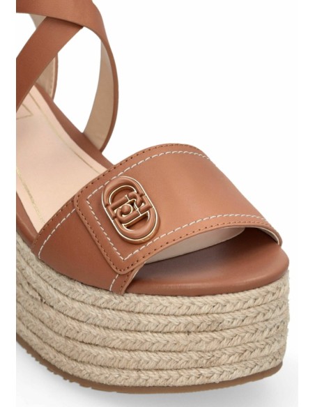 BALI SANDALO ZEPPA CUOIO