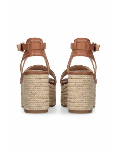 BALI SANDALO ZEPPA CUOIO