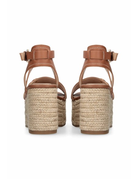 BALI SANDALO ZEPPA CUOIO