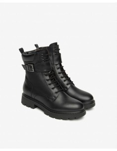 ANFIBIO FIBBIA NEROGIARDINI PELLE NERO 2