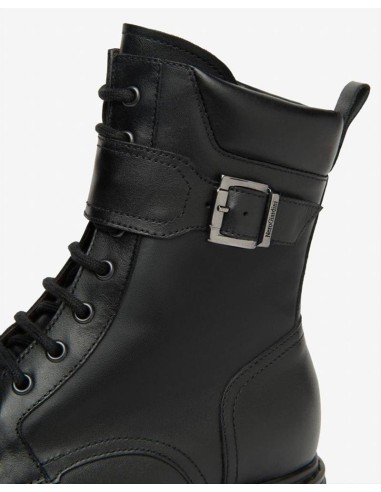 ANFIBIO FIBBIA NEROGIARDINI PELLE NERO