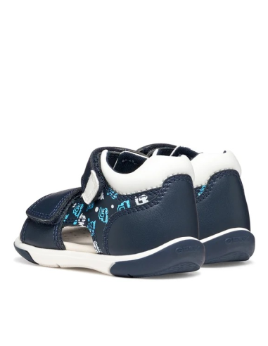 SANDALI ZAPITO BIMBO NAVY-WHITE