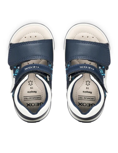 SANDALI ZAPITO BIMBO NAVY-WHITE