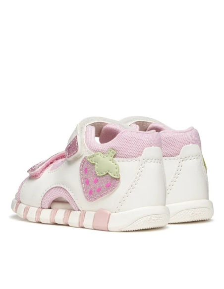 SANDALI IUPIDOO BIMBA WHITE PINK