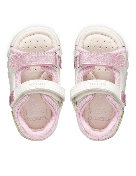 SANDALI IUPIDOO BIMBA WHITE PINK