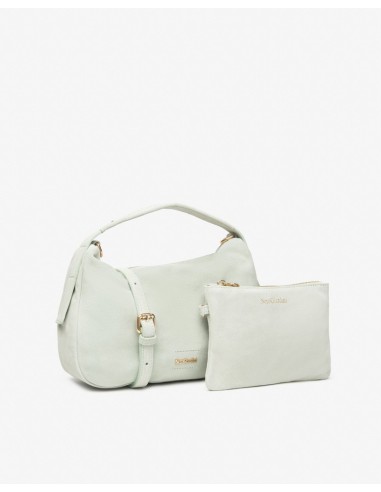 BORSETTA DA DONNA IN CAMOSCIO MENTA