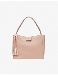 BORSA HOBO DA DONNA IN PELLE NUDE