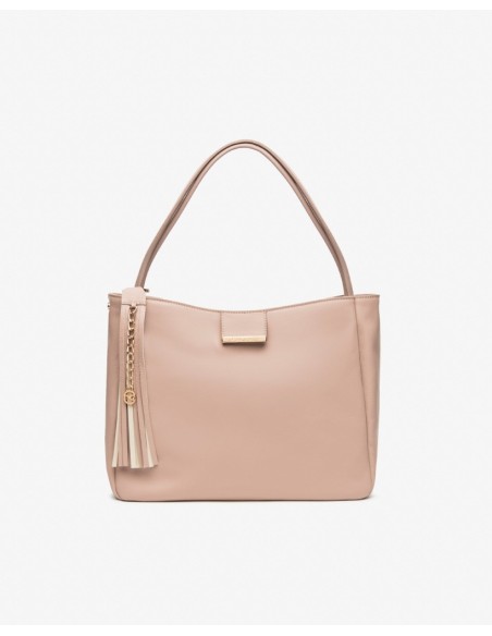 BORSA HOBO DA DONNA IN PELLE NUDE