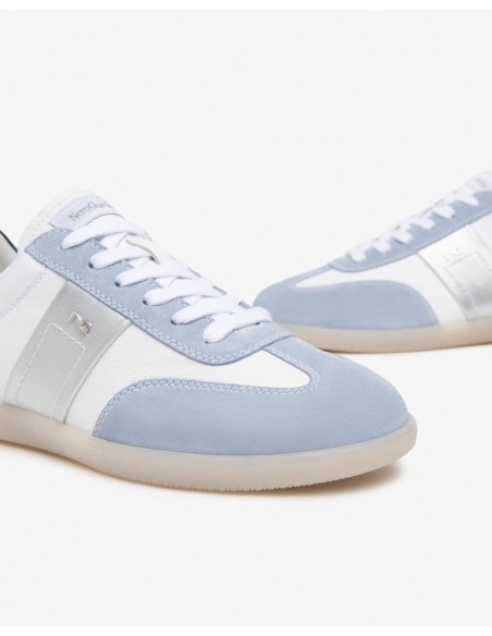 SNEAKERS DA DONNA BIANCO-AZZURRO