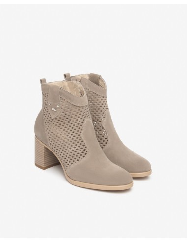 STIVALETTI TEXANI DA DONNA BEIGE