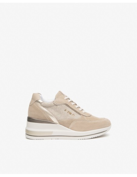 SNEAKERS ALTE DA DONNA NUDE