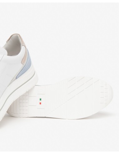 SNEAKERS ALTE DA DONNA CON CERNIERA LATERALE BIANCHE